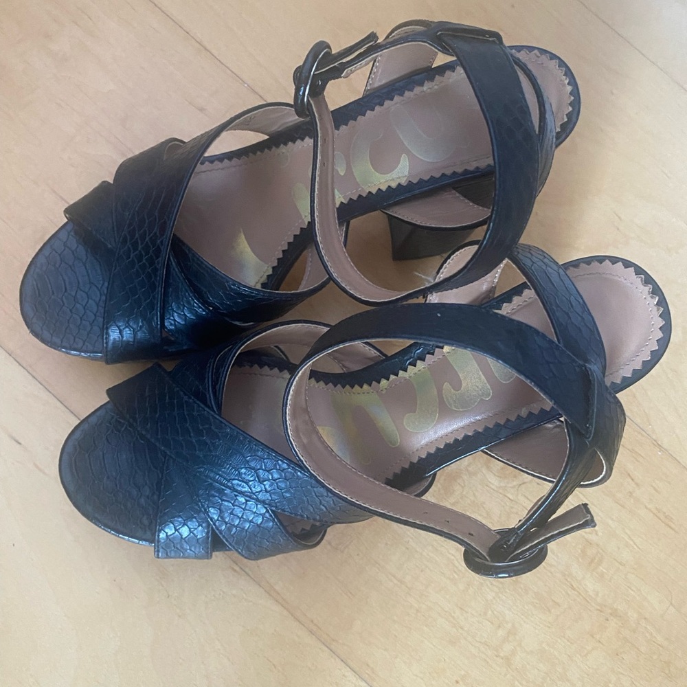 Gently used, Sam Edelman Circus platform heels